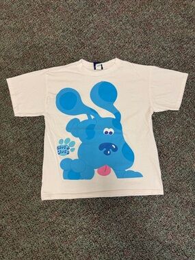 Vintage 1999 Kids Blues Clues Short Sleeve Tee Size Large